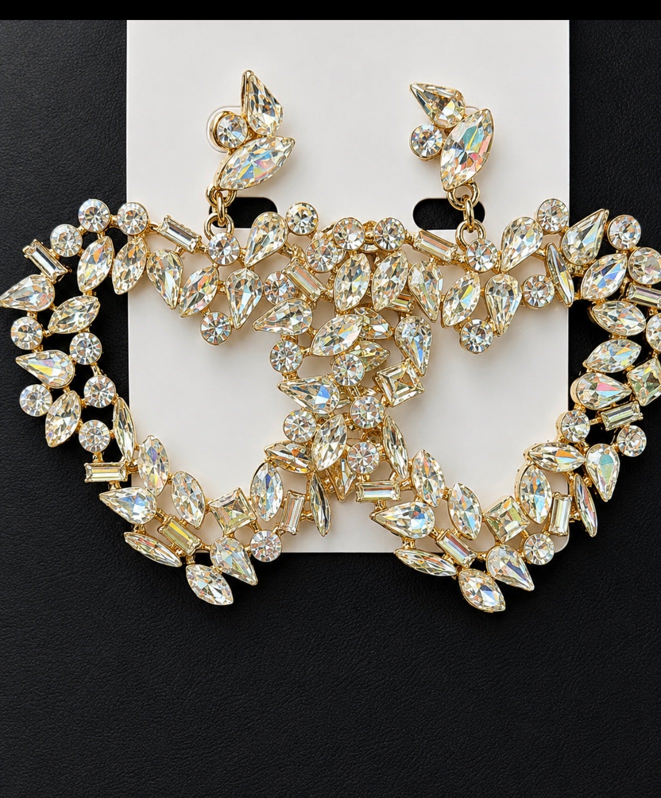 Gold Plated Heart Post Earrings