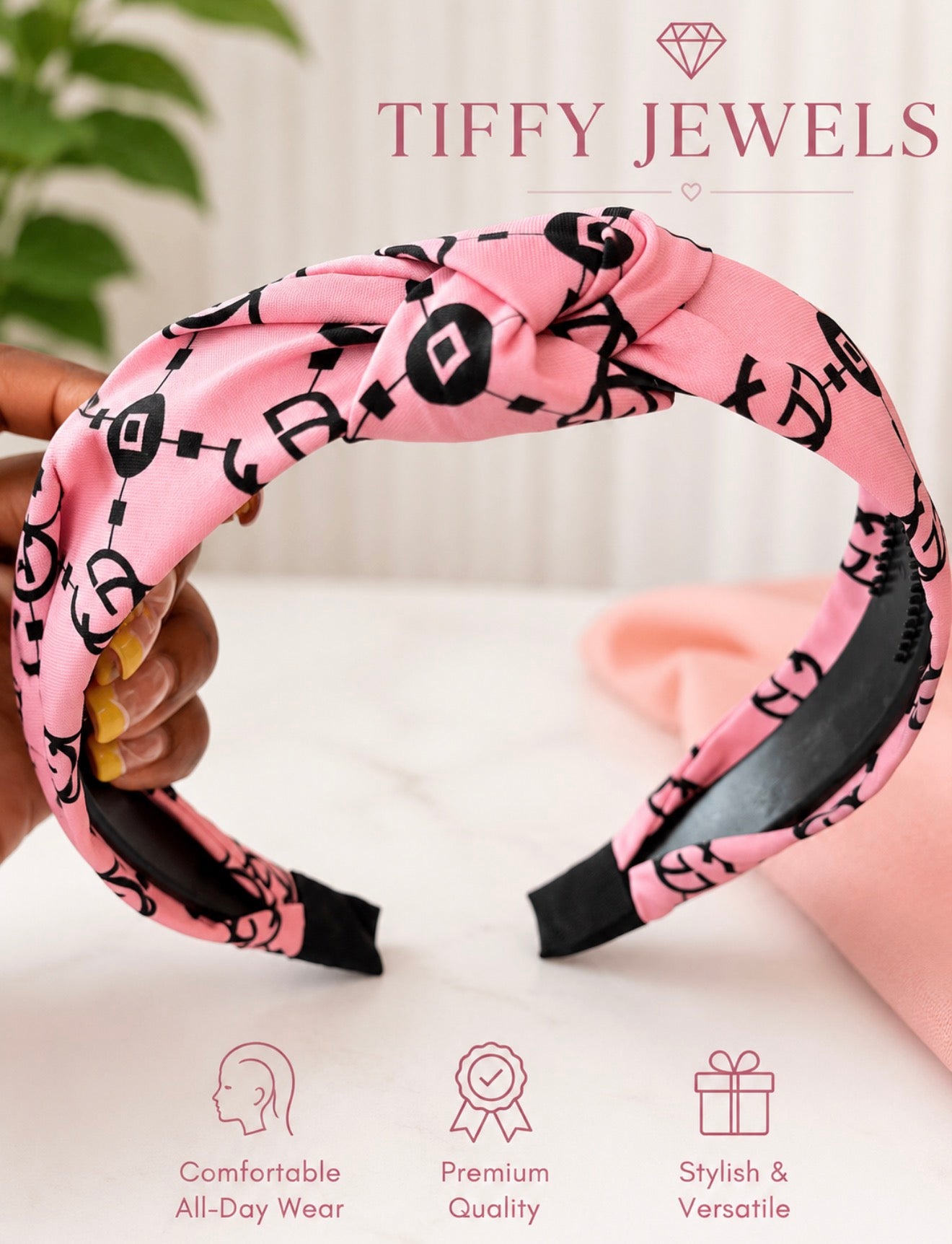 Luxe Pink Headband