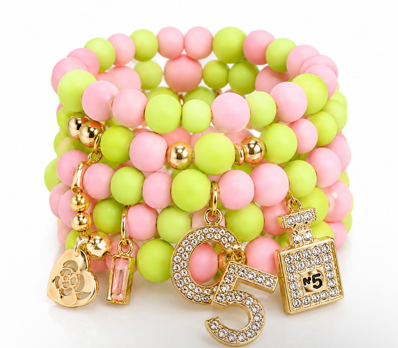 Chanel Me Please Bracelet Stack ✨💗💚