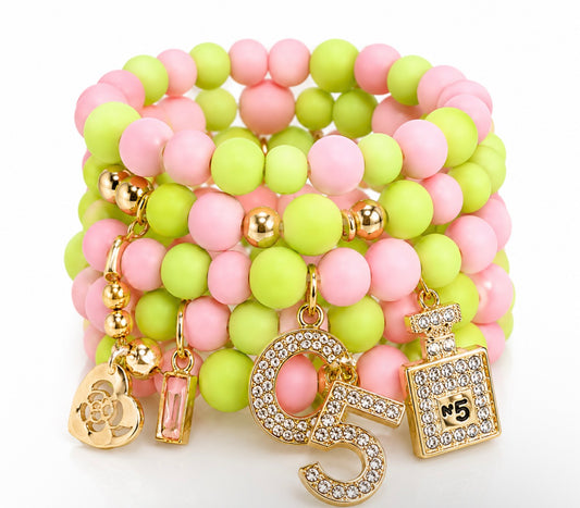 Chanel Me Please Bracelet Stack ✨💗💚